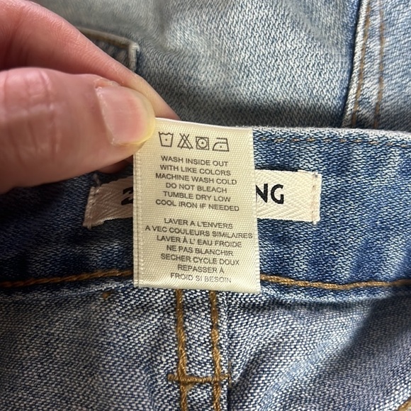 Billabong Drift Away Frayed raw hem Denim Short Size 28 - Picture 10 of 13